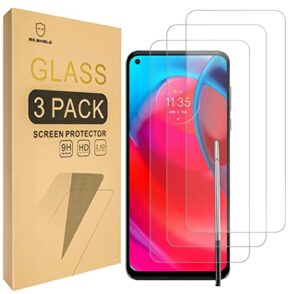 mr.shield [3-pack] designed for motorola moto g stylus 5g (2021) [not fit for 2020/2022 version] [tempered glass] [japan glass with 9h hardness] screen protector with lifetime replacement