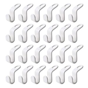 6/12/24 pcs clothes hanger connector hooks, space-saving hanger extender clips, cascading clothes hooks, outfit hangers suitable for christmas home bedroom decorations besokuse