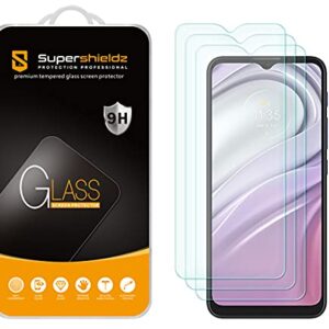 Supershieldz (3 Pack) Designed for Motorola Moto G Pure Tempered Glass Screen Protector, Anti Scratch, Bubble Free