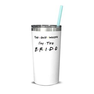 neweleven bride to be gifts for her - wedding gifts for bride - bridal shower gift, bachelorette gifts for bride - engagement gifts for women - bridal gifts for bride to be, fiancee - 20 oz tumbler