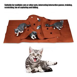 Pet Playing Mat, Cat Activity Play Mat, Cat Dog Breathable Activity Interactive Pad Bite Resistant Pad Pet Rug Training Mat