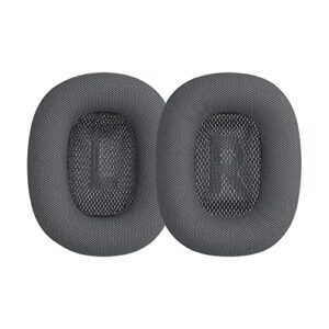 kwmobile replacement ear pads compatible with apple airpods max - earpads set for headphones - dark grey