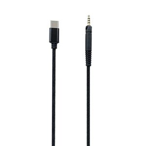 meijunter replacement headphones cable compatible with sennheiser hd518 hd558 hd598 hd599 hd579 - type-c to 2.5mm interface audio adapter