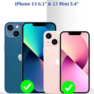 [3 Pack] Tamoria Camera Lens Protector Compatible for iPhone 13 & iPhone 13 Mini Camera Cover Premium 9H Tempered Glass [Anti-Scratch]99.99% Transparency with Black Circle Design for iPhone 13 6.1 Inch & iPhone 13 Mini 5.4 Inch