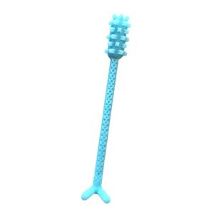 denture dart v3 (denture adhesive removing toothbrush) (blue)