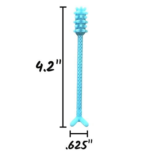 DENTURE DART V3 (Denture Adhesive Removing Toothbrush) (Blue)
