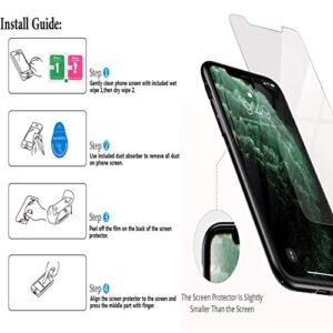 HHUAN Case for Oukitel C21 Pro (6.39 Inch) with Tempered Glass Screen Protector, Clear Soft Silicone Protective Cover Bumper Shockproof Phone Case for Oukitel C21 Pro - YB43