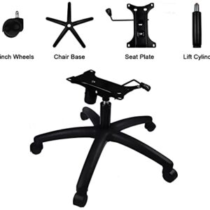 Pro Adjustable 28" Heavy Duty Replacement Office Chair Base/Gaming Chair Base/Computer Chair Base,Upgrade 330 Pounds Swivel Chair Base Replacement