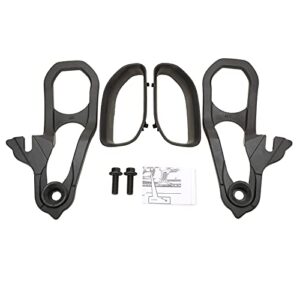 mitzone front tow hooks right & left with bushing compatible with 2019 2020 2021 2022 ram 1500 replace 68272944ab 68272945ab