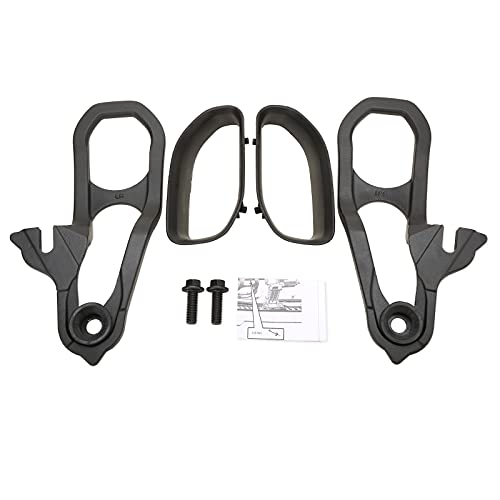 MITZONE Front Tow Hooks Right & Left with Bushing Compatible with 2019 2020 2021 2022 RAM 1500 Replace 68272944AB 68272945AB