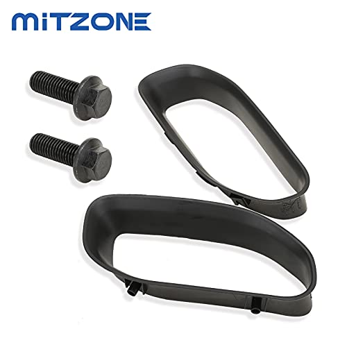 MITZONE Front Tow Hooks Right & Left with Bushing Compatible with 2019 2020 2021 2022 RAM 1500 Replace 68272944AB 68272945AB