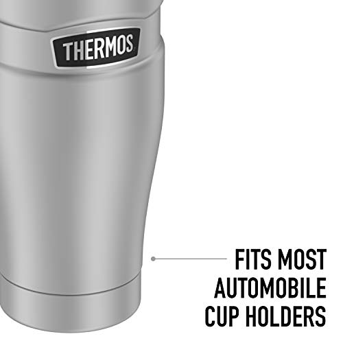 THERMOS The Lord of The Rings Metallic Fellowship Silhouette STAINLESS KING Stainless Steel Travel Tumbler, Vacuum insulated & Double Wall, 16oz