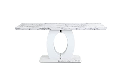 Global Furniture USA Dining Table, Marble