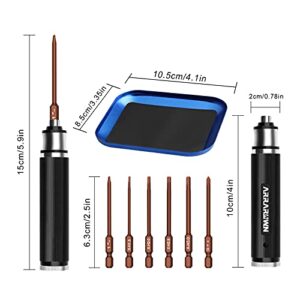 9Pcs RC Car Tool Kit 6 in 1 Hex Screwdriver Set with Tray,Cross Wrench Hobby Repair Tool Kit Compatible with Most of RC Cars Truck Buggy Truggy Racing