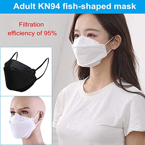 Pack of 50 High Specification KF94 Black face Masks,Reusable Safety Fàce Mẵsk. for Adults Coronàvịrụs Protectịon 4-Ply Filtеr Fàce Protection