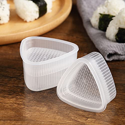 Rice Ball Mold, 3 Pack Onigiri Mold, Cute Cat Kitten Sushi Mold for Kids, Musubi Maker Press, Classic Triangle Rice Ball Maker Sushi Mold Kit for Lunch Bento Box Accessories