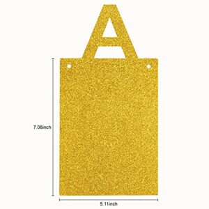 Happy Anniversary Photo Banner Backdrop Decorations - Gold Wedding Anniversary Pictures Banner Party Supplies - Happy Wedding Anniversary Hanging Photo Décor Props Sign