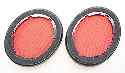 V-MOTA Earpads Compatible with Soundcore Anker Life Q10 / Q10bt Wireless Headset,Replacement Cushions Repair Part (Black+Red)