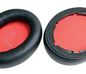 V-MOTA Earpads Compatible with Soundcore Anker Life Q10 / Q10bt Wireless Headset,Replacement Cushions Repair Part (Black+Red)