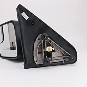 PZ TOWING MIRROR Replacement Fit For 2002-2009 RAM PAIR POWERED HEATED Without SIGNAL BLACK