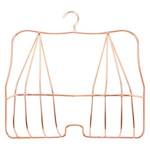homozy metal bra hangers, space saving anti deformation bra hangers, small hangers, clothes hangers, rose gold/gold - rose golden