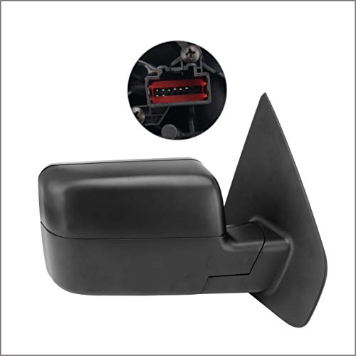 PZ Towing Mirrors Replacement Fit for 2004-2006 F150, POWER HEATED,W/AMBER SIGNAL,BLACK,RIGHT(Passenger Side)