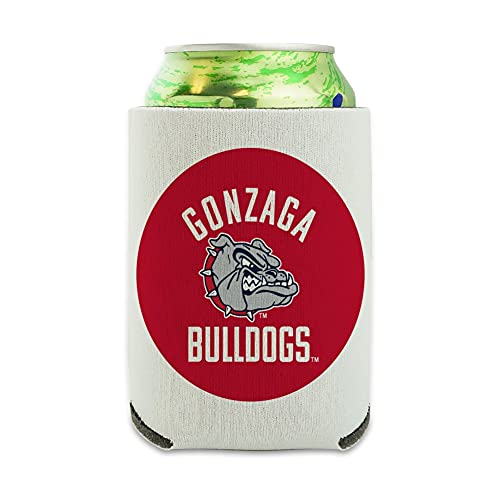 Gonzaga University Bulldogs Can Cooler - Drink Sleeve Hugger Collapsible Insulator - Beverage Insulated Holder