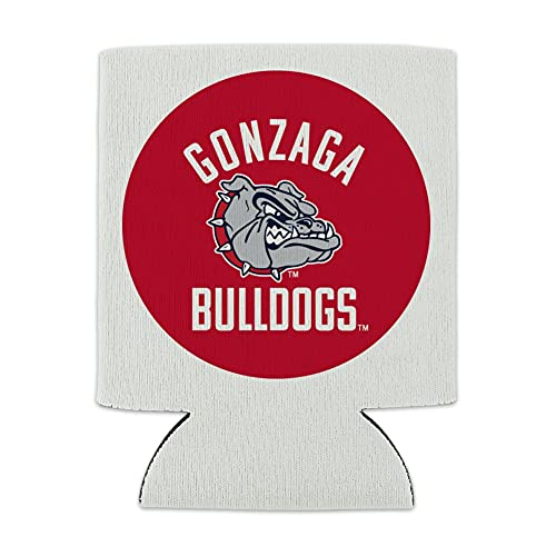 Gonzaga University Bulldogs Can Cooler - Drink Sleeve Hugger Collapsible Insulator - Beverage Insulated Holder