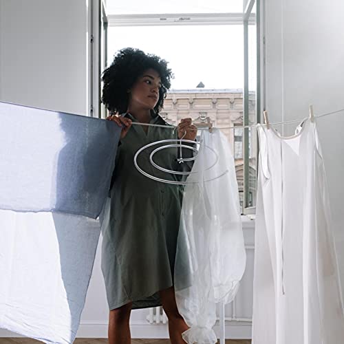 BESPORTBLE 2pcs Laundry Hanger Spiral Bed Sheet Rack Rotating Clothes Scarf Blanket Drying Hanger Spiral Space Saving Clothing Drying Holder