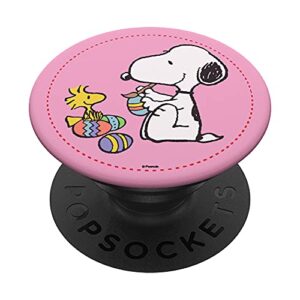 peanuts snoopy and woodstock easter eggs popsockets swappable popgrip