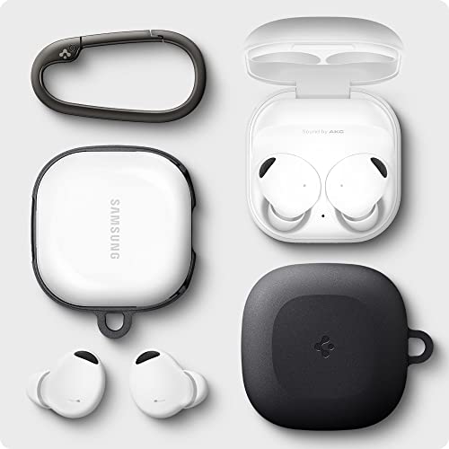 Spigen Geo Fit Designed for Galaxy Buds 2 Case (2021) / Galaxy Buds Pro Case (2021) / Galaxy Buds Live Case (2020) - Grahite Gray