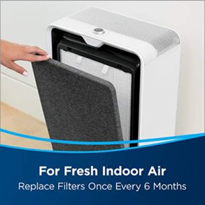 BISSELL air320 Air Purifier Replacement HEPA Filter and Activated Carbon Filter Pack (3314) , Black