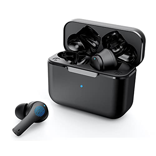 JOYHOOSH Wireless Earbuds, Bluetooth Earbuds ANC Active Noise Cancelling,Bluetooth 5.1 in-Ear Headphones with MIC, Stereo Wireless Earphones 35H with Charging Case for iOS and Android cellphones
