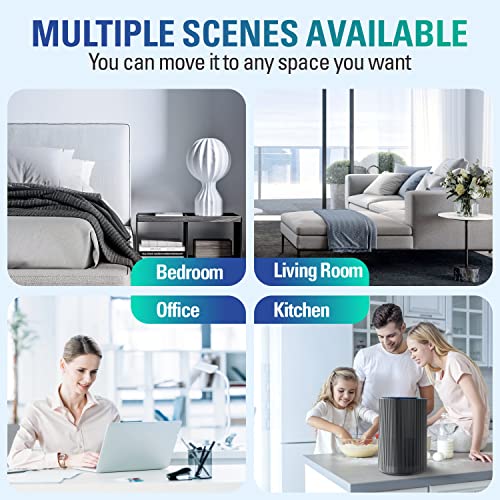 STEALTH Air Purifiers for Large Room Up to 673ft² with H13 True HEPA Filter Air Purifier,Auto Function Ultra-Quiet Sleep Mode Air Cleaner Remove 99.97% of Pet Dander and Dust,Smoke, Pollen