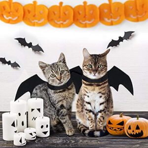 Irichna 2Pack Puppy Cat Bat Wings for Halloween Party Costume, Dog Cat Cosplay Bat Costume, Cute Puppy Cat Dress Up Clothes