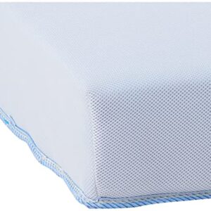 Dream On Me Starbright Breathable Fiber Crib and Toddler Mattress, Greenguard Gold Certified, Periwinkle