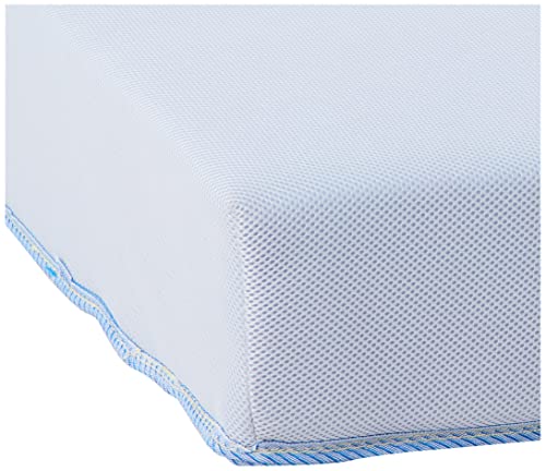 Dream On Me Starbright Breathable Fiber Crib and Toddler Mattress, Greenguard Gold Certified, Periwinkle