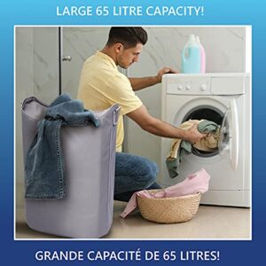 S & Co. Laundry Hamper 65L Oversized Taupe