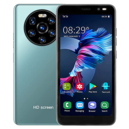 Mate40 Pro Unlocked Cell Phone Factory Unlocked Android Smartphone, 5.45in HD Full Screen 512MB ROM 4GB RAM 3G Dual SIM Unlocked Smartphones for Android 4.4.2 Face Unlock Ultra Slim Lightweight