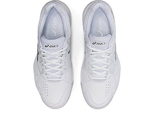 ASICS Women's Gel-Dedicate 7 Tennis Shoes, 9, White/Pure Silver