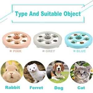 kathson Rabbit Foraging Toy Interactive Puzzle Slow Feeder Puppy Treat Dispenser for IQ Traning & Mental Enrichment Funny Feeding Fun Game Toy for Bunny Ferret Chinchilas Dog Cat