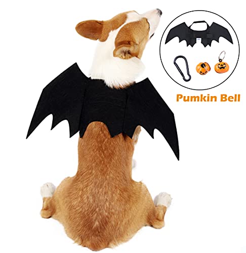 YXBQueen Dog Costume Halloween Pet Halloween Cosplay Dress for Small Dogs Bat Wings Cat Pet Costume for Cosplay Party Cat Costume for Halloween