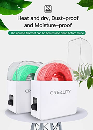 Official Creality Filament Dry Box, Dust-Proof and Moisture-Proof, Keeping PLA 1.75 Filaments Dry During 3D Printing, Filament Holder, Spool Holder, Filament Dryer, Storage Box 3D Printer Accessories