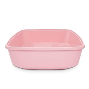 So Phresh Pink Open Cat Litter Box, 19.25" L X 13" X 5" H