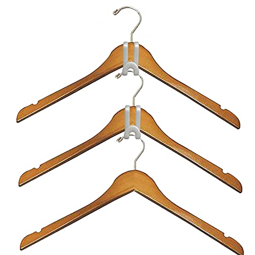 20 Pcs Clothes Hanger Connector Hooks Mini Cascading Hanger Hooks Hanger Extender Heavy Duty Clothes Hangers Space Saving for Closet(Grey)