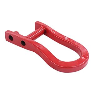 XtremeAmazing 2Pcs Front Left Right Lower Red Tow Hooks for Silverado Sierra 1500 LD Limited