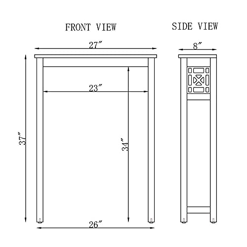 Alaterre Furniture Derby 27" W x 37" H Over Toilet Shelf