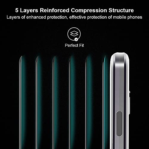 QUIETIP Compatible Samsung Galaxy S20+ Plus Case,Magnetic Metal Clear Glass Case,Thin Body Metal Frame Double-Sided Tempered Glass with Built-in Screen Lens Protect,Black