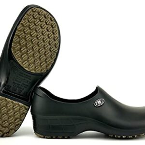 Sticky Nursing Shoes for Women - Professional Waterproof Non-Slip - Hospital Icons (Dentistry - Black, Numeric_8)