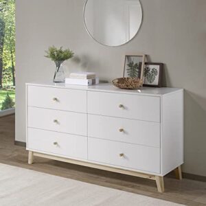 alaterre furniture mod 60" w 6-drawer double dresser